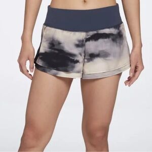 Calia Blue, Cream and Gray Athletic Shorts